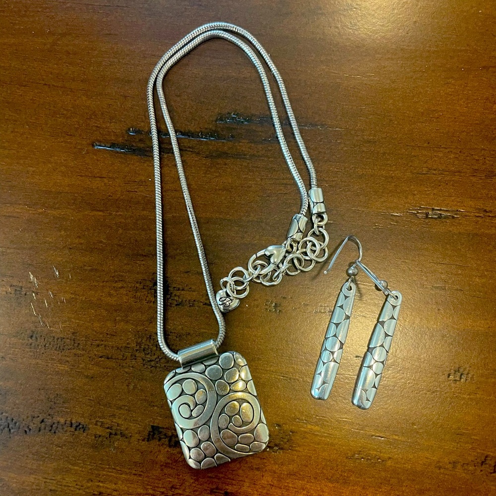 Brighton necklace & earrings